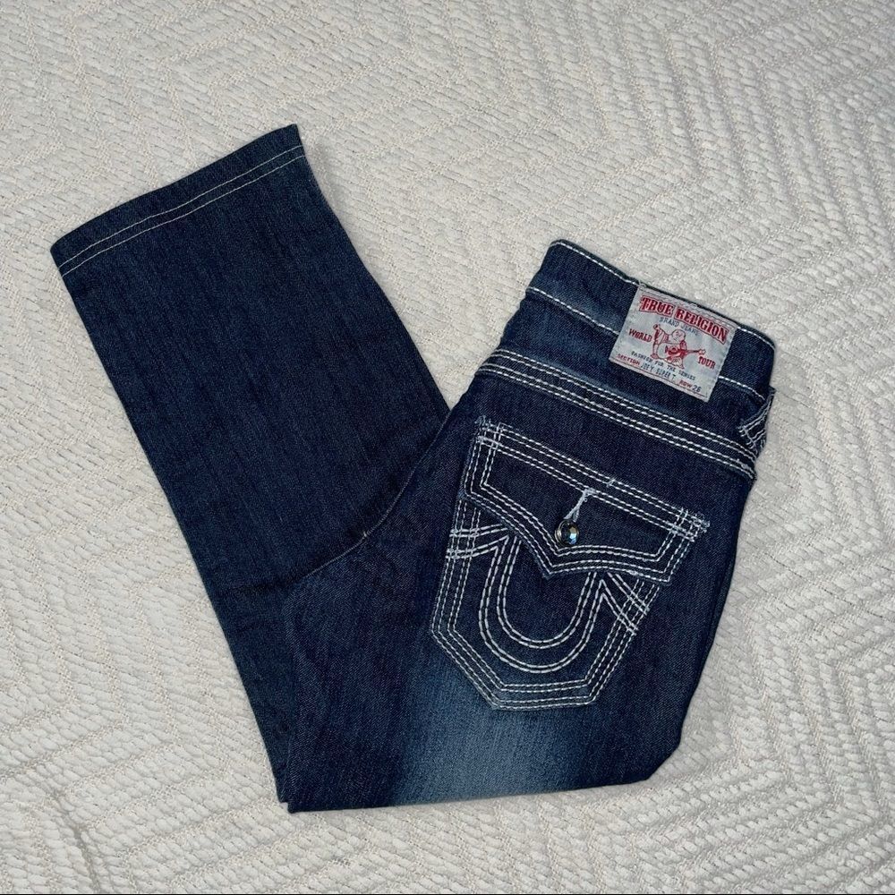 True Religion Joey Super T Capris Size 26